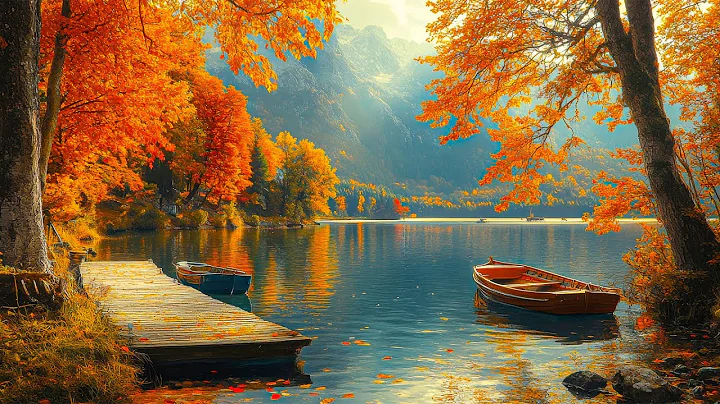 Beautiful Relaxing Music, Peaceful Soothing music "September Autumn Leaves" in 4k by Tim Janis