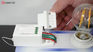 Quinetic QUR301 – 1 Amp Wireless Switch Receiver for Dimmer Switch
