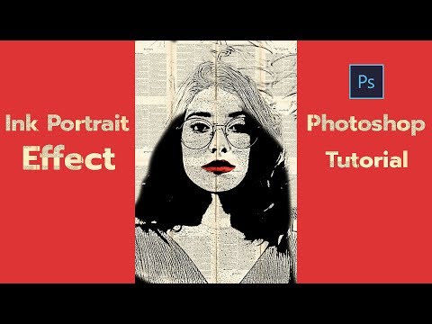 Create Awesome Ink Portrait Effect in Photoshop | Pop Art | Photoshop Tutorial