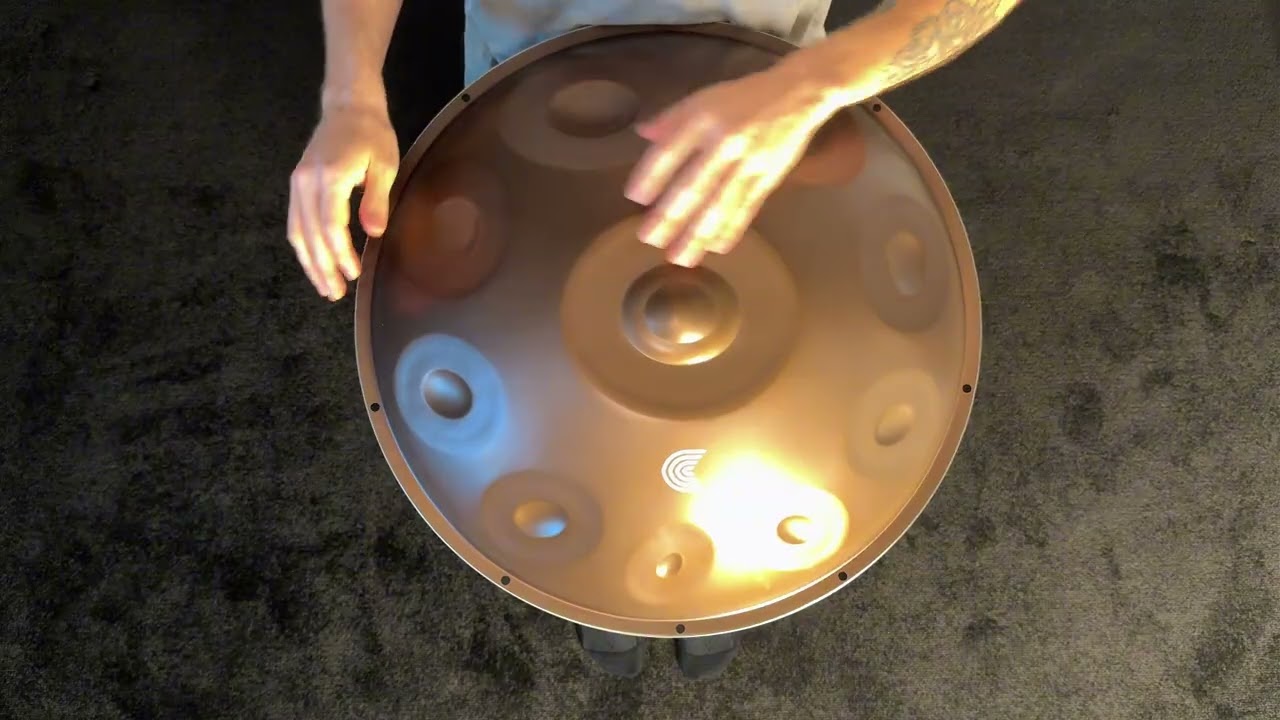 C Aegean 17 - Ember Steel - Chroma Drum - Handpan