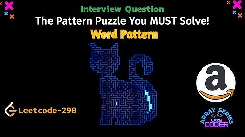 Word Pattern - Leetcode 290 - In Hindi