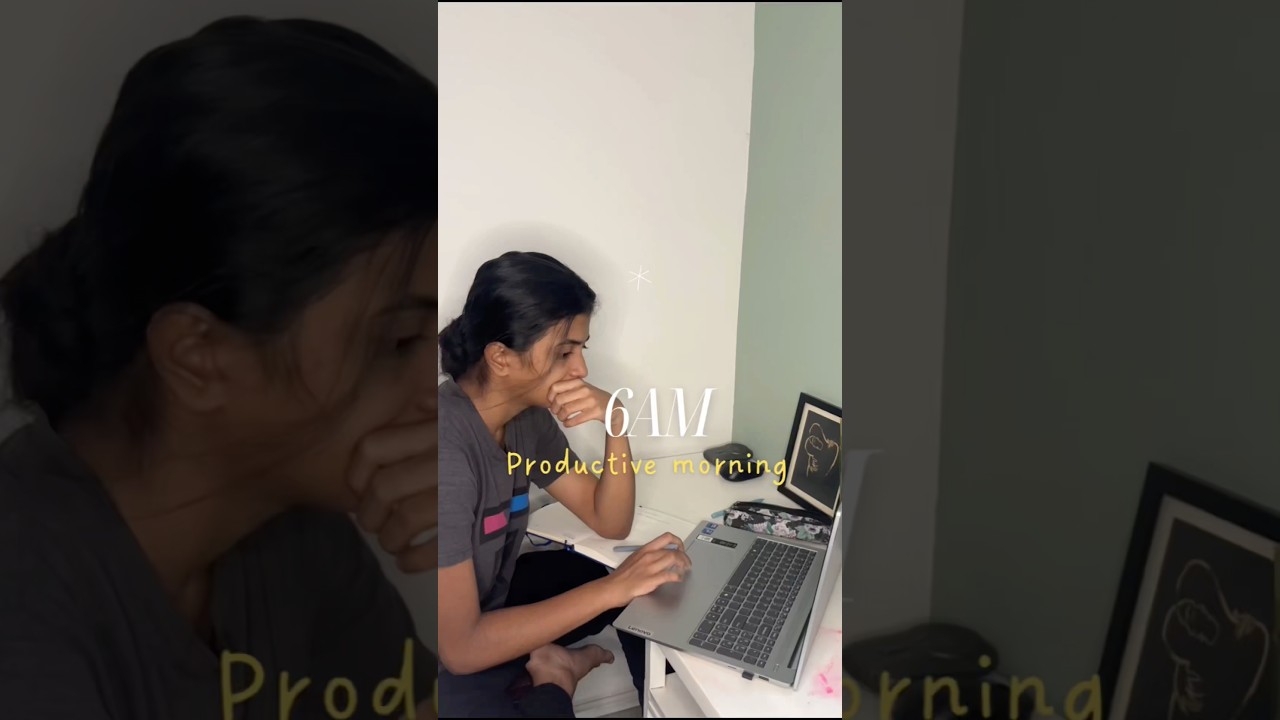 6AM morning☕️📚#malayalam#productivevlog#studentlife