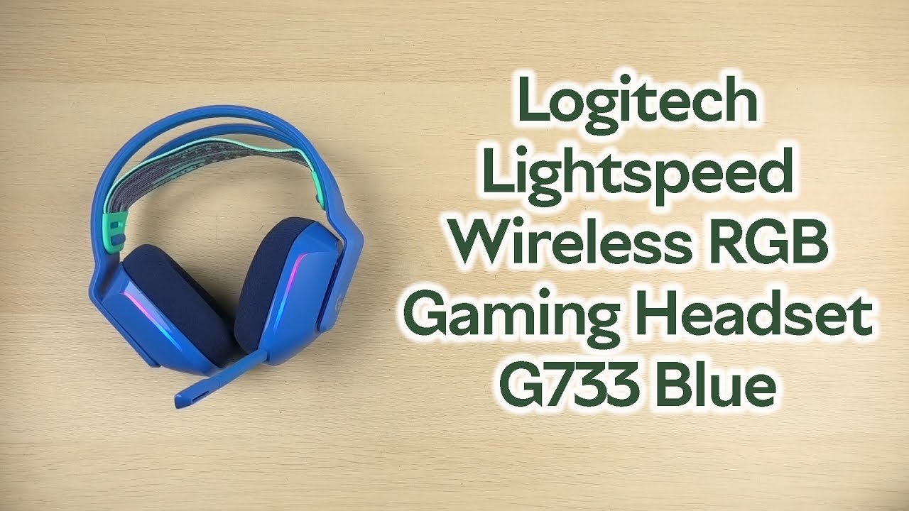 Наушники Logitech Lightspeed Wireless RGB Gaming Headset G733 Blue