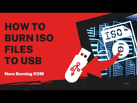 How To Burn ISO Files To USB Nero Burning ROM Tutorial 