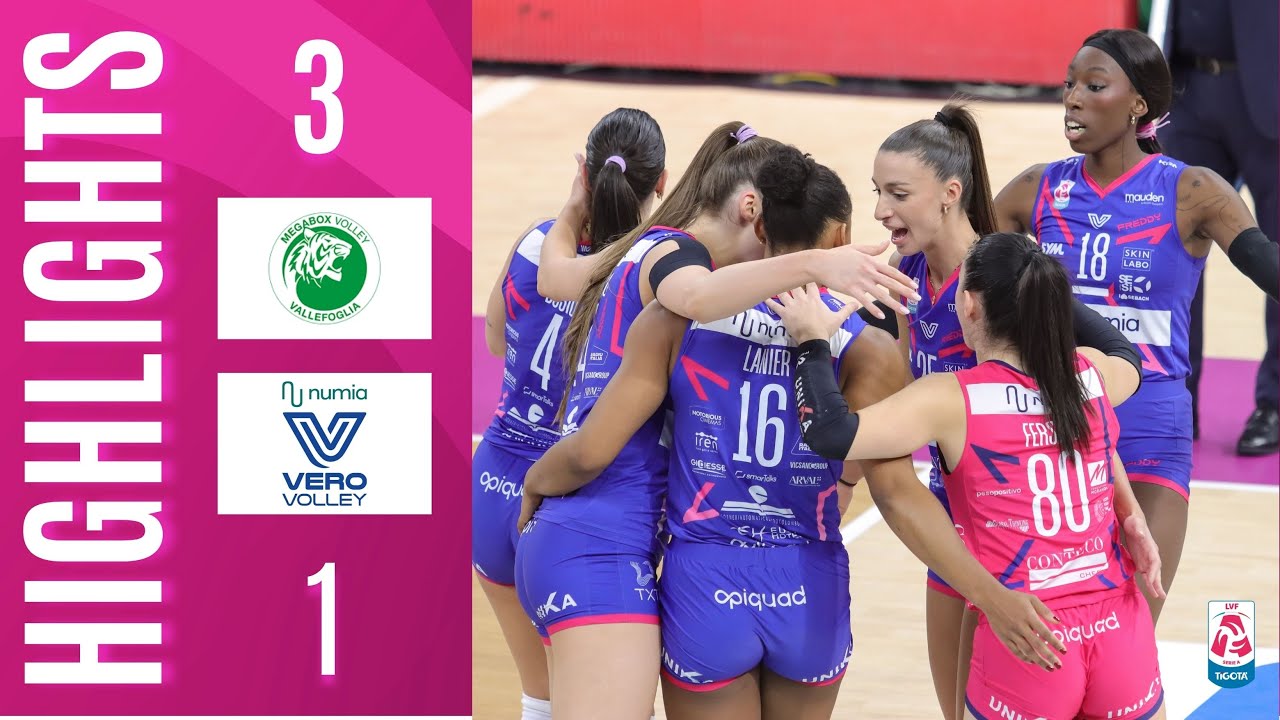 HIGHLIGHTS | Megabox Ond. Del Savio Vallefoglia vs Numia Vero Volley Milano