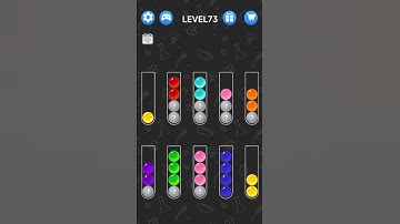level 73 best ball sorting game #ballsort #shorts