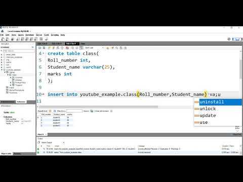 Video: Hoe som ek 'n varchar kolom in SQL?