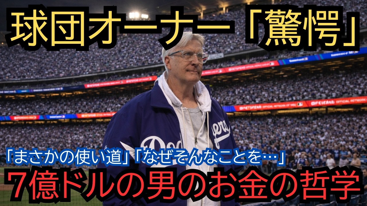 【全米衝撃】10年総額7億ドルの男が選んだ「まさかの使い道」！「なぜそんなことを…」大谷翔平のお金の哲学に世界が震えた