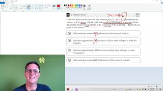 Digital SAT practice test 2, math harder module 2B, number 5 short