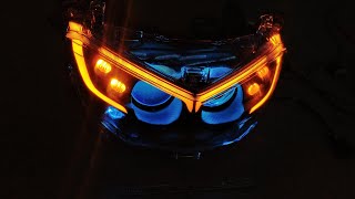 New Nmax Lampu Depan Model Mata Elang (Eagle Eyes) Wanto Autolights