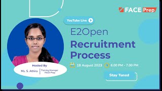 E2Open Recruitment Process  | FACE Prep Placement Training Webinar #30 screenshot 3