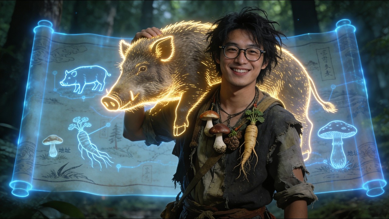 【完結】🔥 徒手輕鬆找到百年人參、野豬，窮小子意外綁定尋寶系統，實現財富自由......