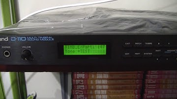 Roland D-110 tutorials - writing tones into timbre memories