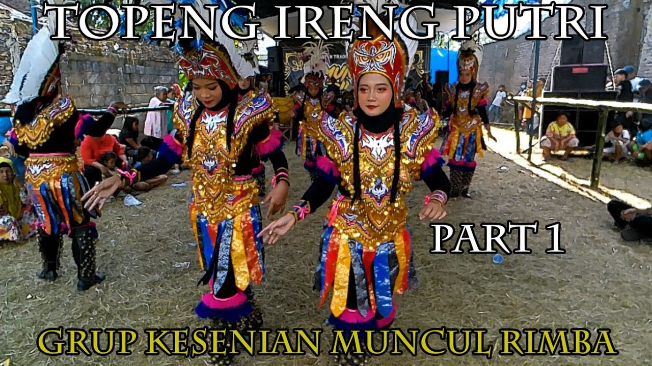 Pertunjukan Dayakan Putri [ Part 1 ] Grup Kesenian Muncul Rimba ...