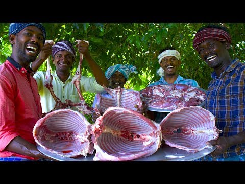 mutton-bone-soup-|-village-healthy-soup-recipe-|-mutton-soup-with-boneless-mutton-pepper-fry-cooking