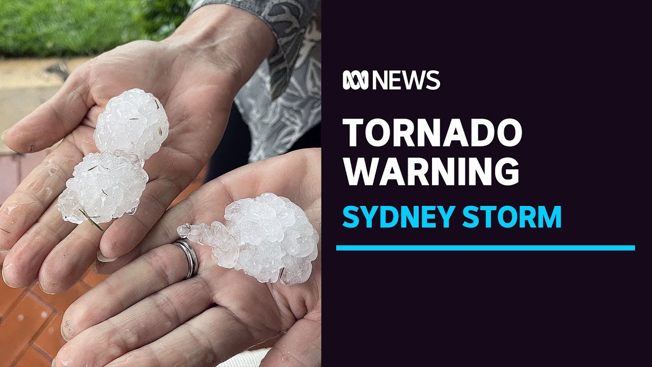 Ceiling collapses at Sydney shopping centre as wild weather dumps giant hailstones | ABC News
