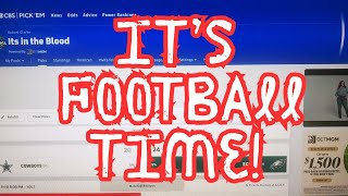 FOOTBALL is BACK and SO is IT S IN THE BLOOD s Pick-Em Football Pool - Sign up U Could WIN
