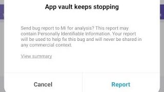 How to fix App vault  keeps stopping mi | Xiaomi | redmi | app vault has stopped problem solved screenshot 4