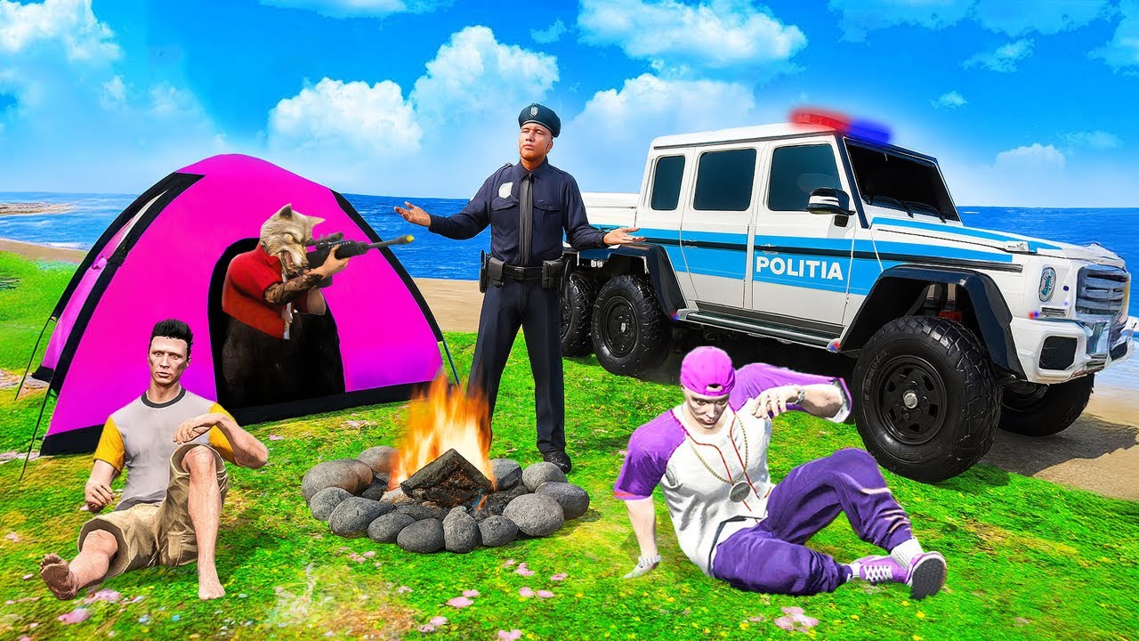 CAMPING cu PRIETENII in GTA 5!