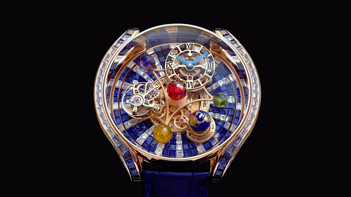 The Jacob & Co. Astronomia Solar Baguette Diamonds and Blue Sapphires