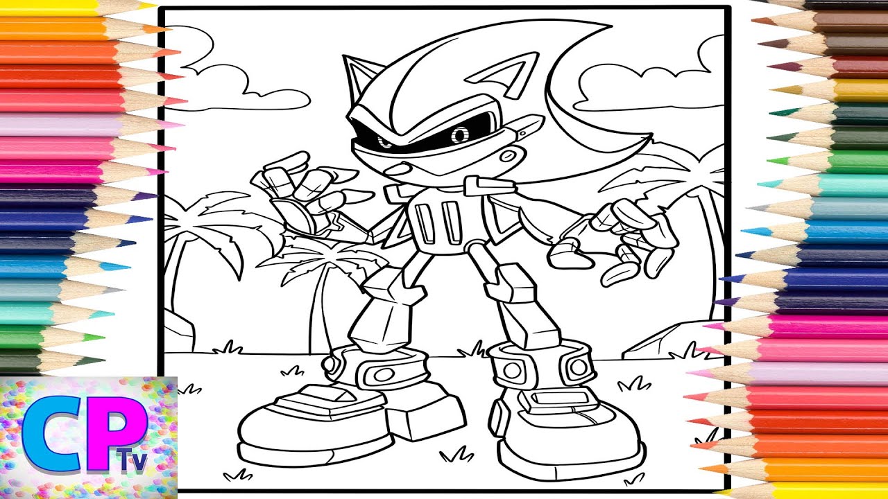 Play: Metal Sonic Colouring at Natural Speed