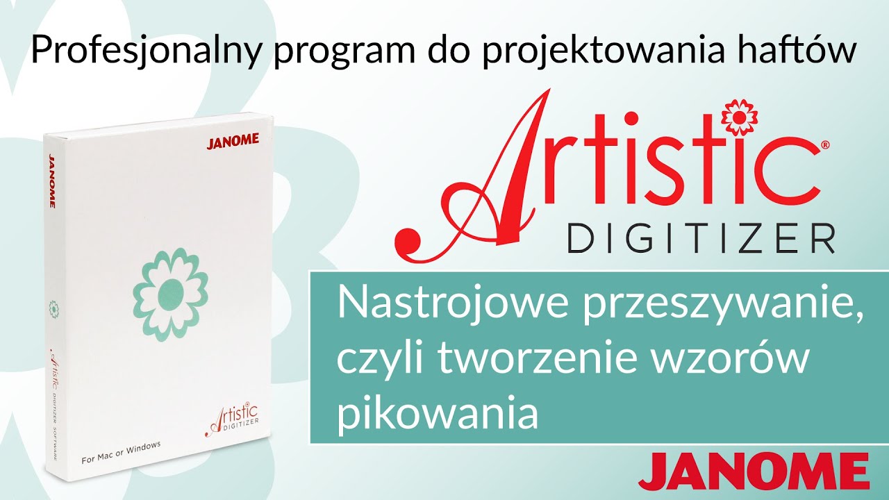 Tworzenie automatycznych wzorów pikowania w programie Janome Artistic Digitizer