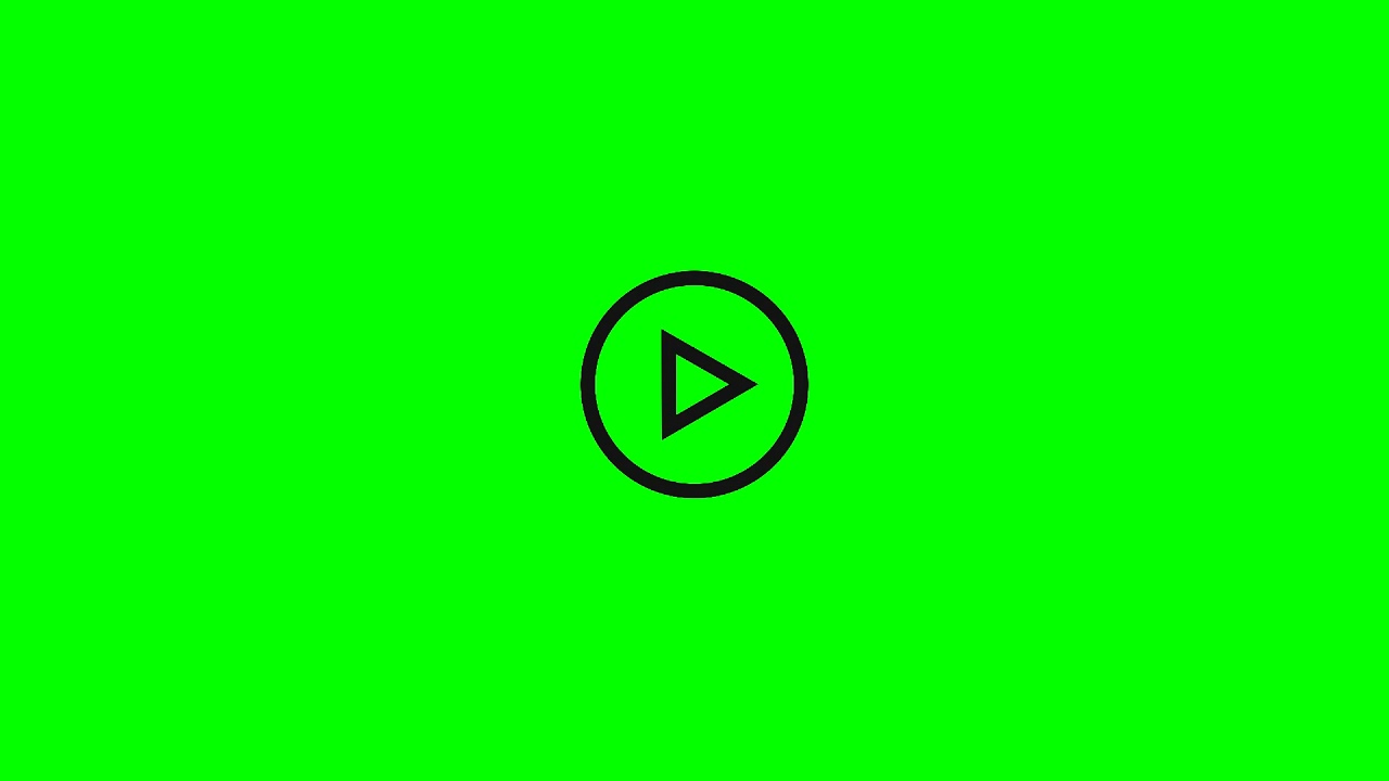 Play and Pause Button GREEN SCREEN HD 1080p60fps Download Link