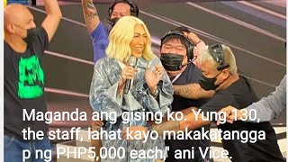 VICE GANDA NAMIGAY NG TIG P5,000 SA IT'S SHOWTIME STAFF AT MAGING SA MADLANG PIPOL #vice #viceganda