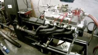 390 Ford DTS Dyno Run Open Header Pull 390fe Ford Crate Engine 475hp Dyno Run
