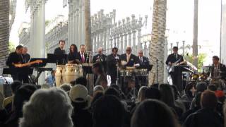Pete Escovedo Latin Jazz Orchestra @ LACMA 4-18-14
