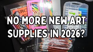 My Only Art Haul of 2026! (I have way too many supplies)
