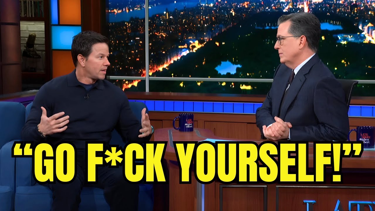 Mark Wahlberg Kicked Off Stephen Colbert’s Show After Fiery Argument