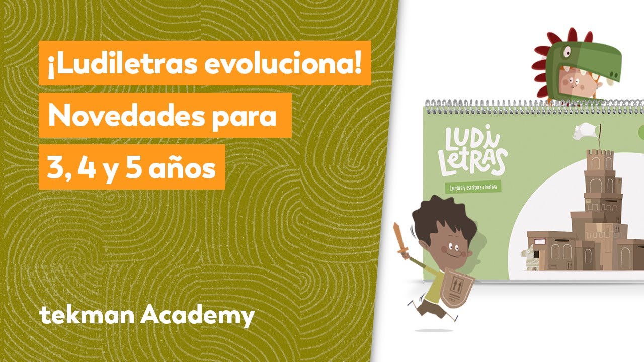 ¡Ludiletras evoluciona! Novedades para 3, 4 y 5 años