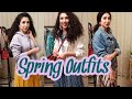 مريلة كحلي | ٤ أطقم للربيع | spring outfits