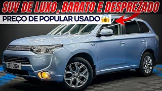 UM SUV DE LUXO BARATO E INCRÍVEL QUE O BRASILEIRO NÃO COMPRA! 😱 Mitsubishi Outlander 3.0 V6 E 2.0