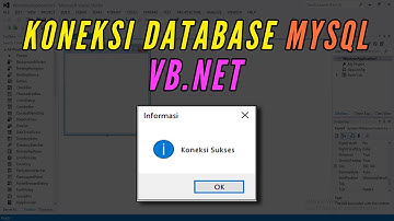 Cara Membuat Koneksi Database MySQL ke VB Net | Tutorial VB Net