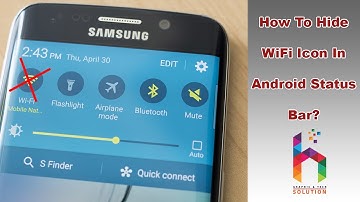 How To Hide WiFi Icon In Android Status Bar?