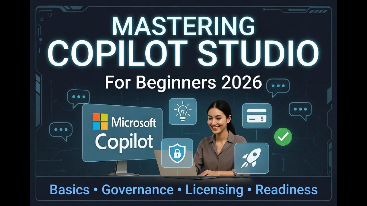 Mastering Microsoft Copilot Studio 2026 | Beginners Guide: Basics ...