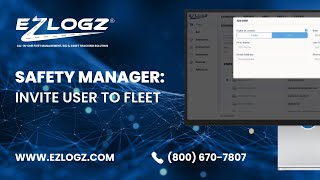 SAFETY MANAGER: INVITE USER TO FLEET