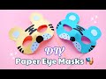 Diy creative eye mask crafts for fun activity  paper crafts idea 