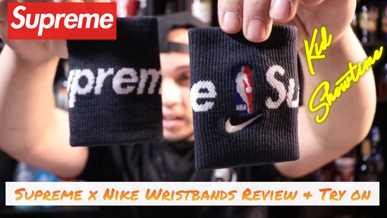 supreme wristband nba