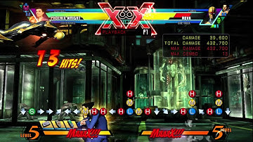 Ultimate MvC3: Phoenix Wright Midscreen Bridge To Turnabout Combo