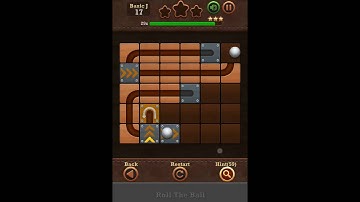 Roll The Ball Slide Puzzle 2 - Time Basic J Level 17 Walkthrough