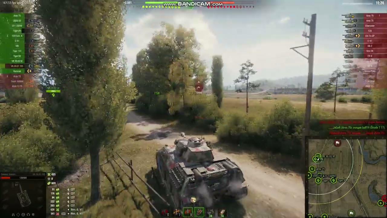 WOT. VK 28.01 105. Прохорівка. Звичайний бій.