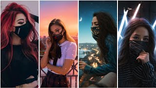 cute face mask girls wallpaper unique pictures screenshot 2