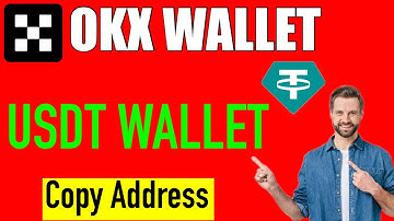 How to copy usdt wallet address in okx || usdt address kaise nikale okx wallet