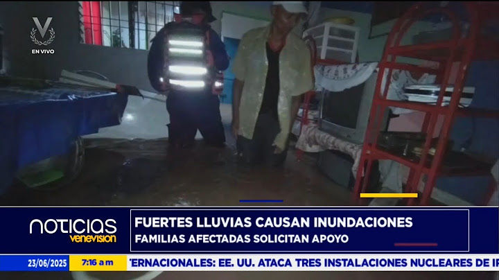 Fuertes lluvias inundan varias comunidades en Machiques, Zulia