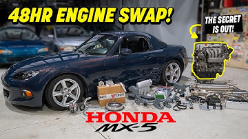 K-Swapping a NC Mazda Miata in 48HRS!