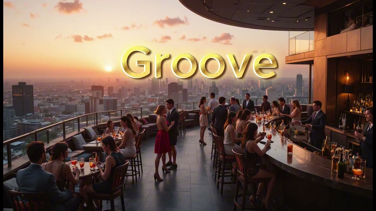 노을지는 50층 스카이 라운지 🌇 Chill Groove R&B | 90s Soul Lounge Party