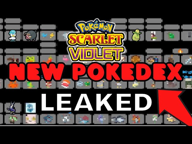 Pokémon Scarlet and Violet Pokedex Update Coming